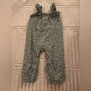 Modern Moment’s Baby 18M Cotton Blend Blue Green Lemon Pattern Snap Close Onesie